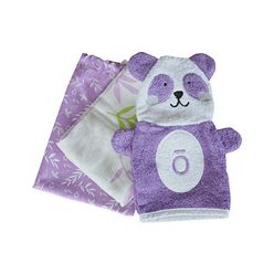 Baby swaddle & wash Mitt - Babaápoló