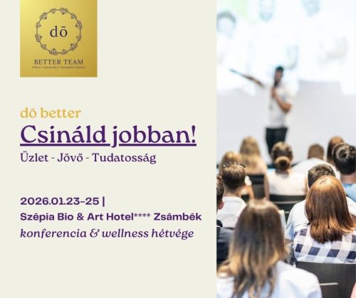 DO BETTER konferencia & wellness hétvége 2026.01.23-25