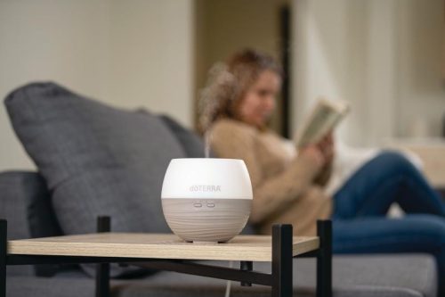 doTerra Petal párologtató, diffúzor és levendula olaj 5 ml + vadnarancs olaj 5 ml