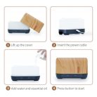 Flame ultrahangos aroma diffúzor