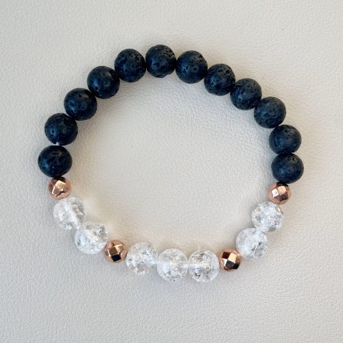 Healing balance aroma bracelet with peppermint essential oil