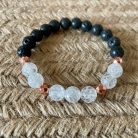 Healing balance aroma bracelet with peppermint essential oil