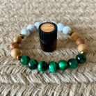 Manifest meditation aroma bracelet with wild orange essential oil